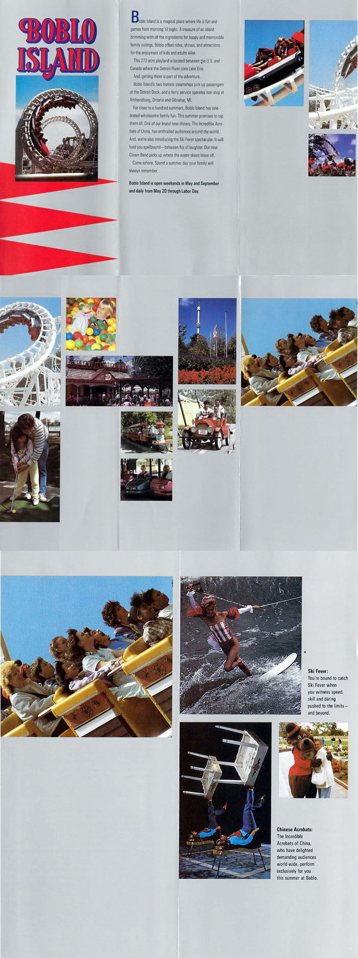 Bob-Lo Island - Old Brochure 1 (newer photo)